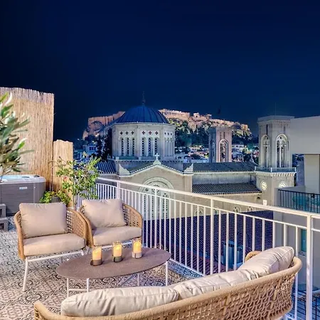 Luxury Apt With Acropolis View Balcony And Jacuzzi Athens Exterior photo