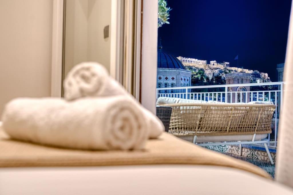 Luxury With Acropolis View Balcony And Jacuzzi *