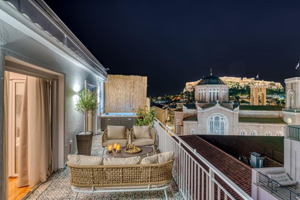 Luxury With Acropolis View Balcony And Jacuzzi * Athens